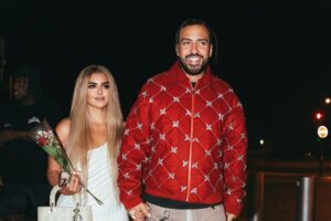 "Photo of Shaikha Mahara and French Montana taken together, which is going viral on social media."