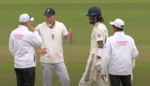 "Yashasvi Jaiswal celebrates his half-century during the India vs England Test 2025"