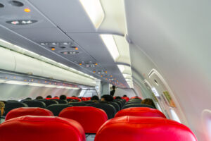 Air Canada aircraft grounded at San Francisco International Airport due to delay.